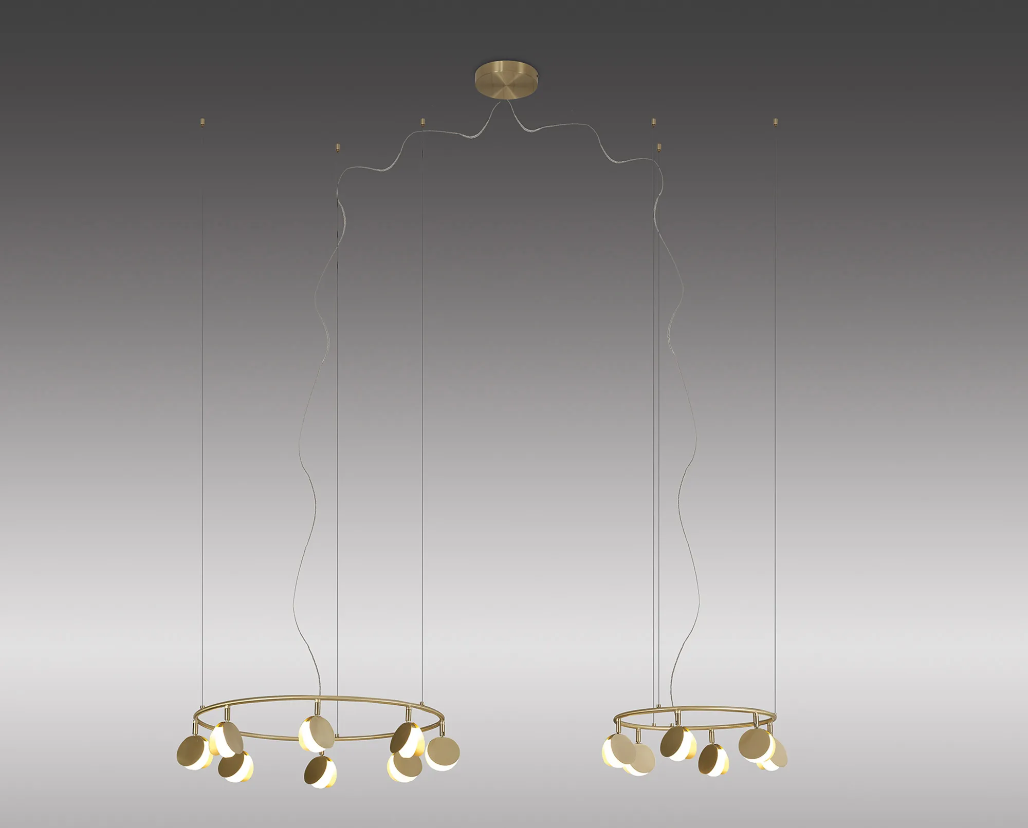 Shell Ceiling Lights Mantra Ring Pendants